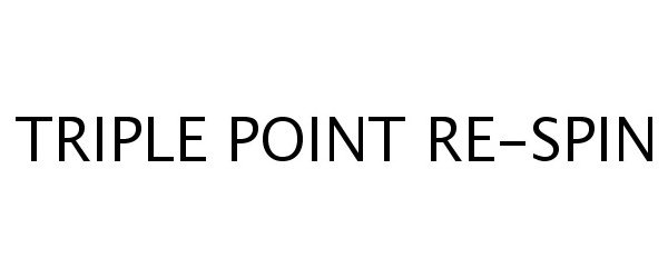 Trademark Logo TRIPLE POINT RE-SPIN