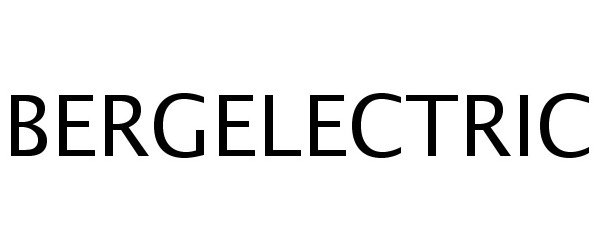 Trademark Logo BERGELECTRIC