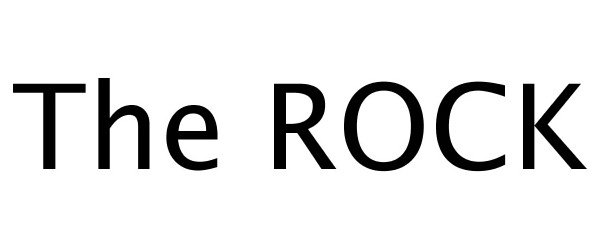 Trademark Logo THE ROCK