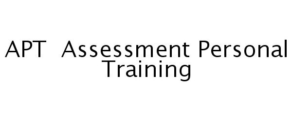  APT ASSESSMENT PERSONAL TRAINING