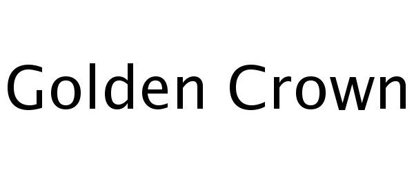 Trademark Logo GOLDEN CROWN