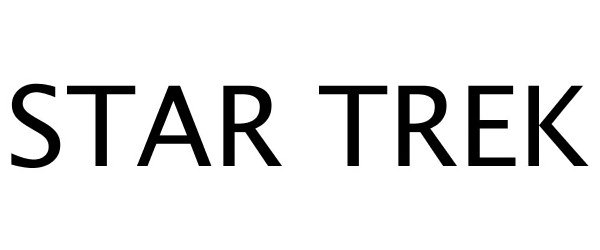 Trademark Logo STAR TREK