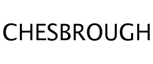 Trademark Logo CHESBROUGH