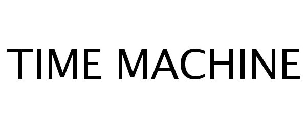 Trademark Logo TIME MACHINE
