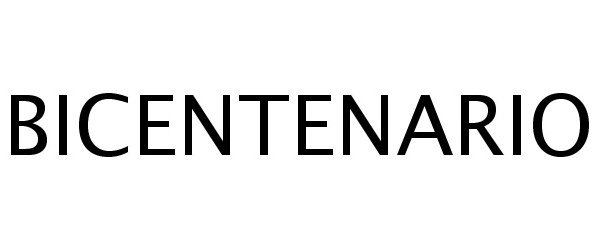 Trademark Logo BICENTENARIO