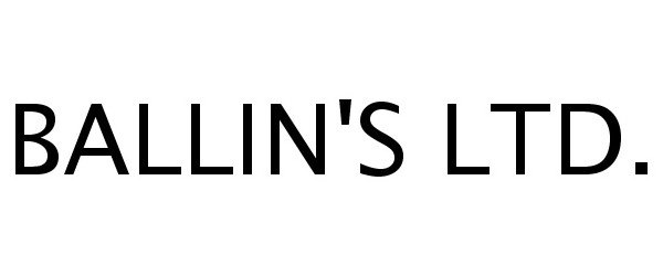  BALLIN'S LTD.