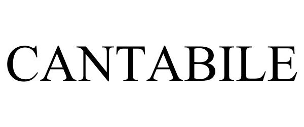 Trademark Logo CANTABILE