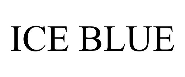 Trademark Logo ICE BLUE