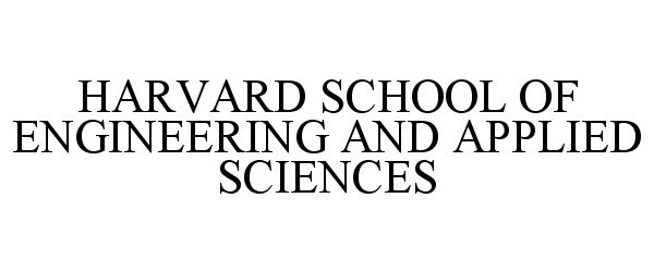  HARVARD SCHOOL OF ENGINEERING AND APPLIED SCIENCES