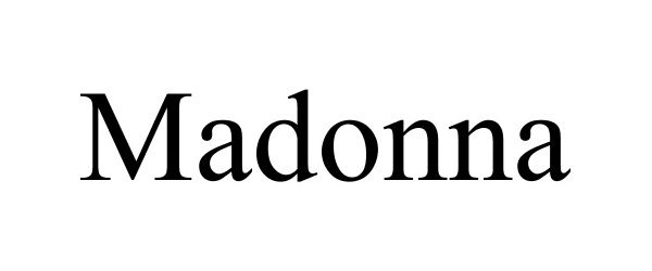 Trademark Logo MADONNA