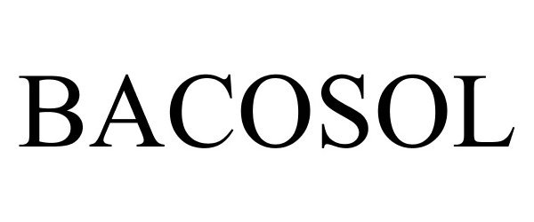Trademark Logo BACOSOL