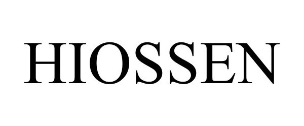 Trademark Logo HIOSSEN