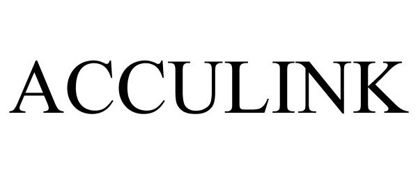 Trademark Logo ACCULINK