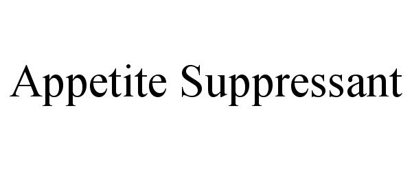 Trademark Logo APPETITE SUPPRESSANT