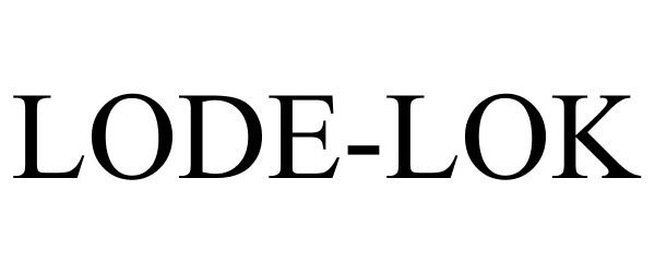 Trademark Logo LODE-LOK
