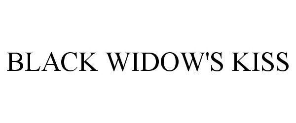 Trademark Logo BLACK WIDOW'S KISS