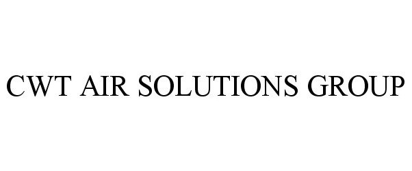  CWT AIR SOLUTIONS GROUP