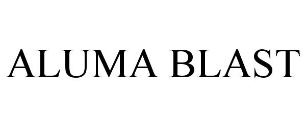 Trademark Logo ALUMA BLAST