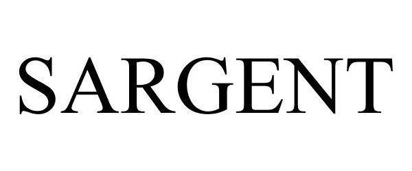 Trademark Logo SARGENT