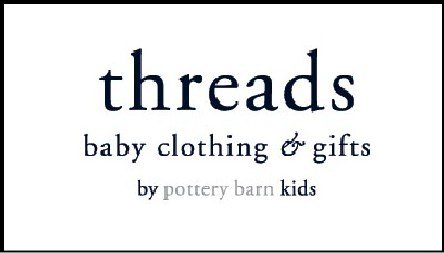 Trademark Logo THREADS BABY CLOTHING &amp; GIFTS BY POTTERY BARN KIDS