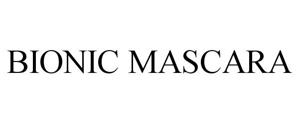 Trademark Logo BIONIC MASCARA