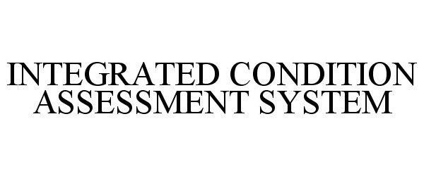  INTEGRATED CONDITION ASSESSMENT SYSTEM