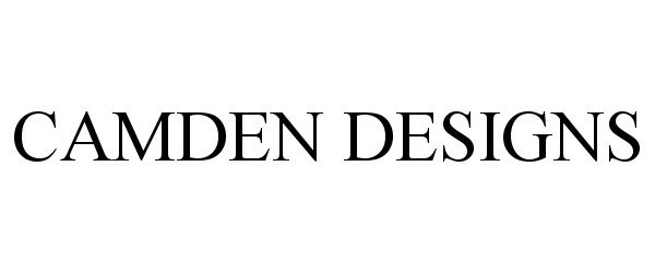 Trademark Logo CAMDEN DESIGNS