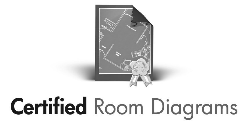 Trademark Logo CERTIFIED ROOM DIAGRAMS