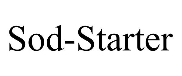 Trademark Logo SOD-STARTER