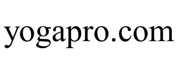 Trademark Logo YOGAPRO.COM