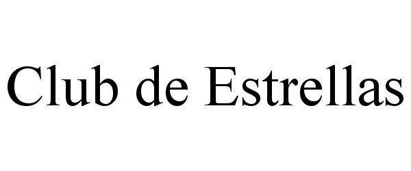  CLUB DE ESTRELLAS