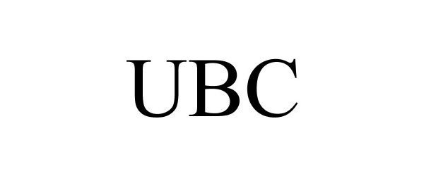 Trademark Logo UBC