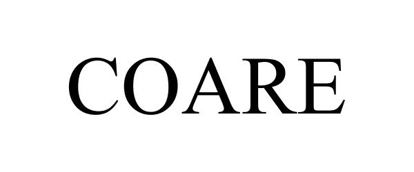 Trademark Logo COARE
