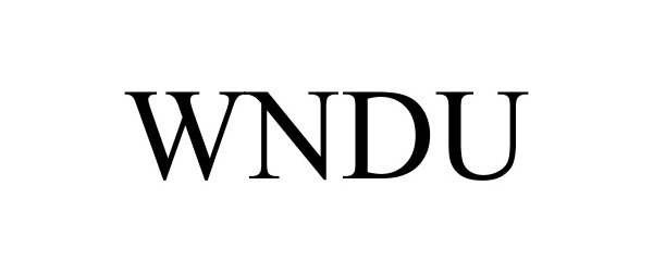 Trademark Logo WNDU