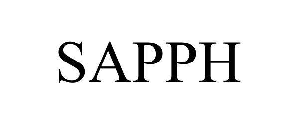 Trademark Logo SAPPH