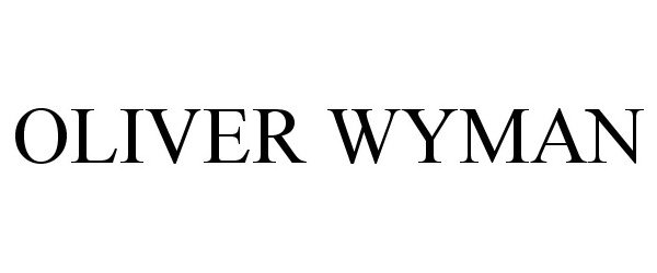 Trademark Logo OLIVER WYMAN