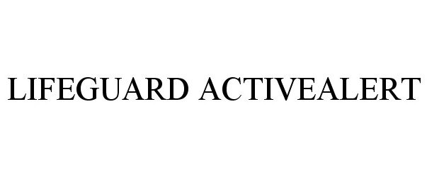 Trademark Logo LIFEGUARD ACTIVEALERT