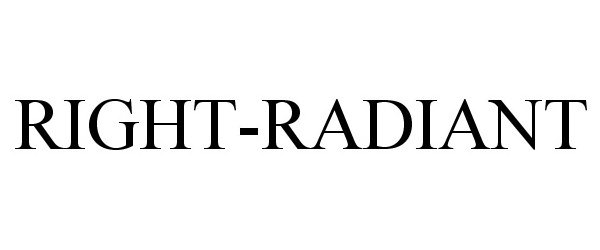 Trademark Logo RIGHT-RADIANT