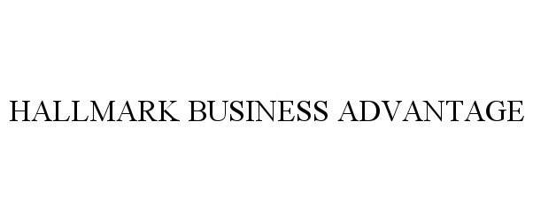 Trademark Logo HALLMARK BUSINESS ADVANTAGE