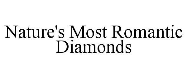  NATURE'S MOST ROMANTIC DIAMONDS