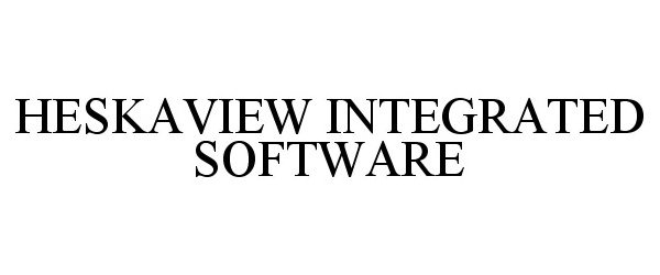  HESKAVIEW INTEGRATED SOFTWARE