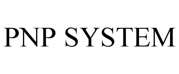 PNP SYSTEM