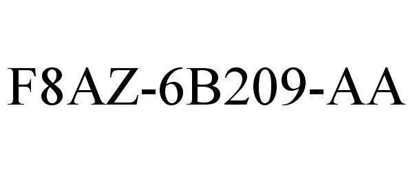 Trademark Logo F8AZ-6B209-AA