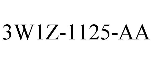Trademark Logo 3W1Z-1125-AA
