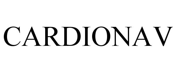 Trademark Logo CARDIONAV