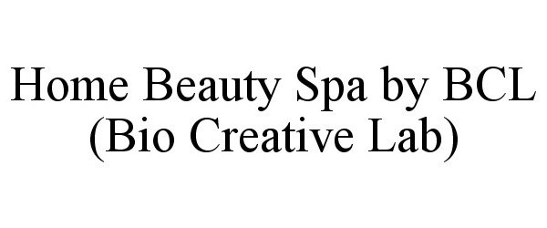  HOME BEAUTY SPA BY BCL (BIO CREATIVE LAB)