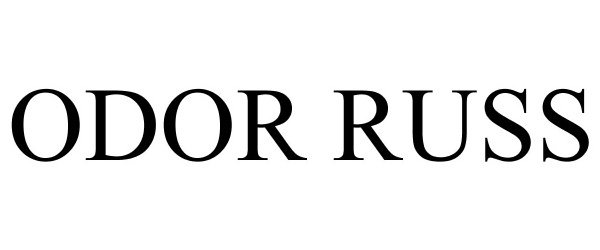 Trademark Logo ODOR RUSS