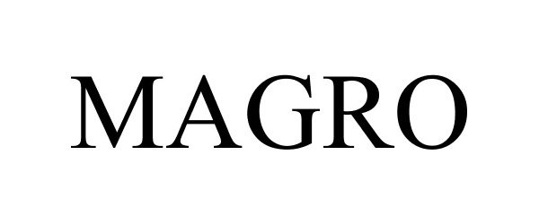 Trademark Logo MAGRO