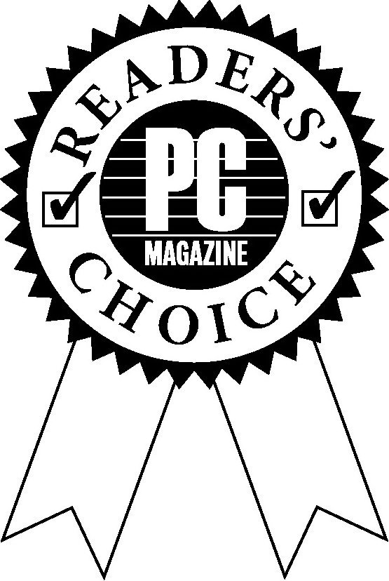 Trademark Logo PC MAGAZINE READERS' CHOICE