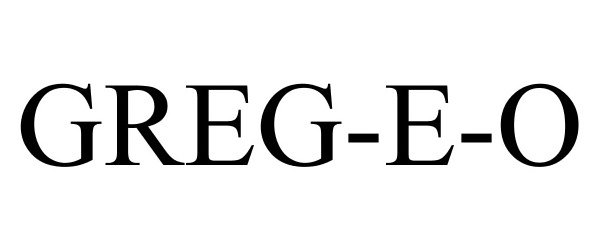Trademark Logo GREG-E-O